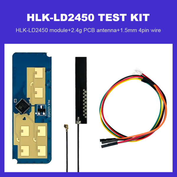 24Ghz human motion & position tracking trajectory radar sensors module test board kit HLK-LD2450 Wall mounted installation 1T2R